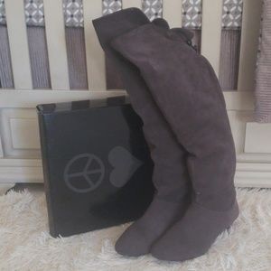 Steve Madden Suede Over the Knee Boot